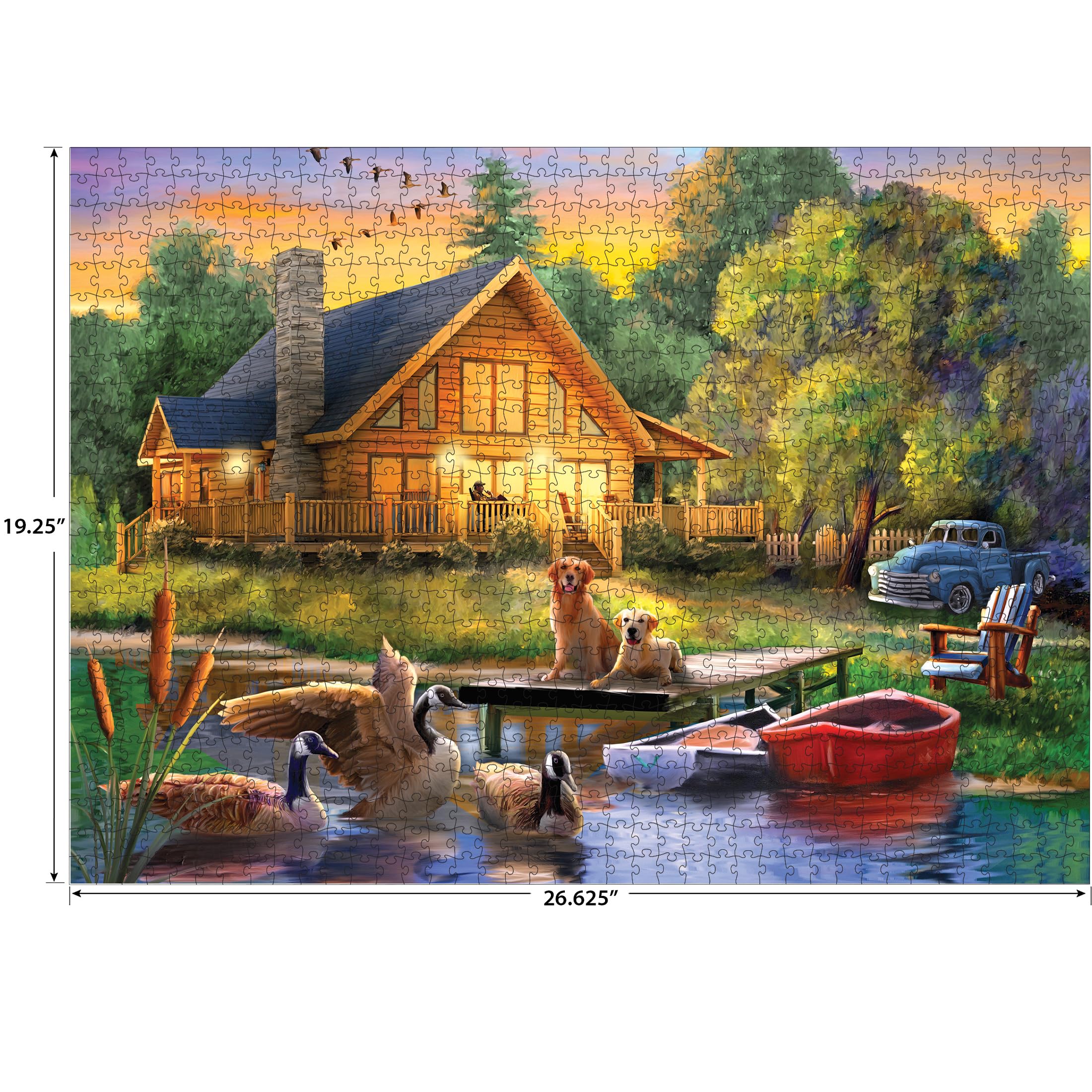 Amazon.com: RoseArt - Puzzle Collector - Guardians of The Lake